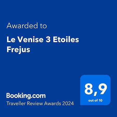 Le Venise 3 Etoiles Frejus Leilighet Saint Aygulf Eksteriør bilde